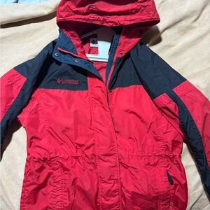 Columbia Red and Black Ski Jacket